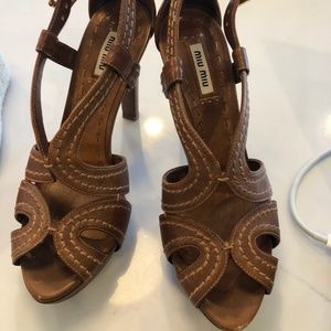 Miu Miu Leather Pump Size 8.5
